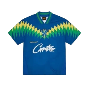 Corteiz Club RTW Football T-Shirt Blue